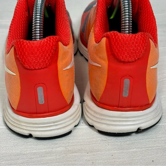 Nike Lunarlon Lunar Elite 2 FlyWire Running Shoes- Orange/Gray-Women Size 8.5 - Picture 5 of 9